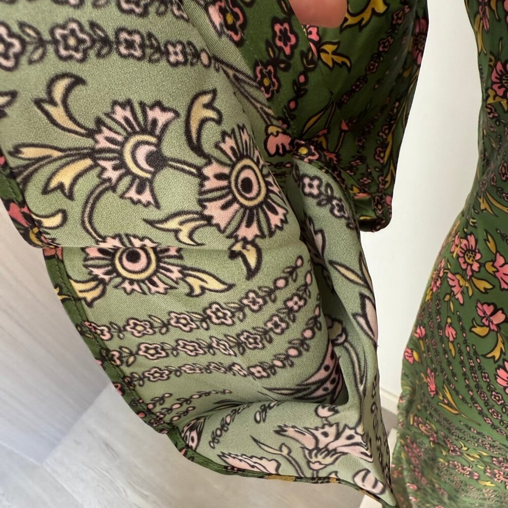 Veronica Beard Gemma Silk-Blend Satin Maxi Dress - Picture 8 of 11